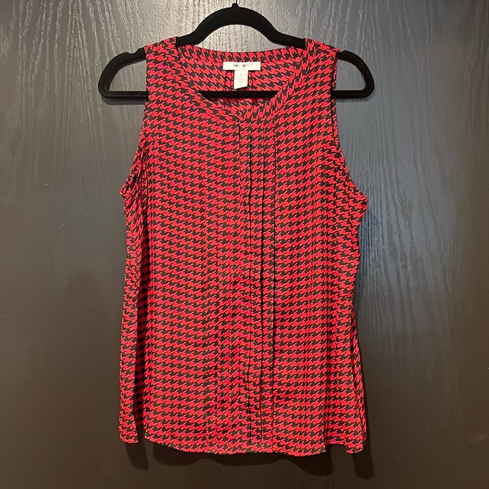 White House Black Market Sleeveless Shirt - M